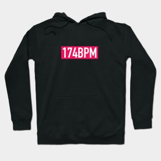 174 BPM Drum and Bass Jungle Hoodie